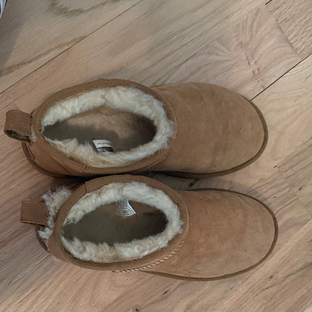 UGG Classic Tan Boots with Shearling